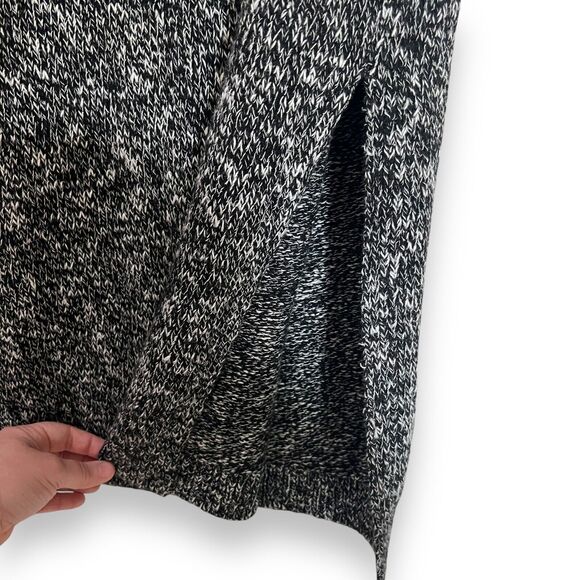 & Other Stories Black Knitted Side Slit Midi Sweater Dress Size S Mock Neck NWT - Picture 8 of 12
